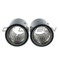 BMW F20/F21/F22/F23/F30/F31/F32/F33 CARBON EXHAUST TIPS - CHROME (SET OF 2)