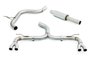 Cobra Exhausts - Cupra Leon 2.0 TSI 300 (20>) Back Box Delete Race Cat/GPF Back Performance Exhaust