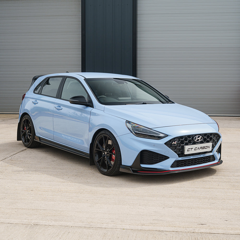 HYUNDAI i30N FRONT CARBON FIBRE SPLITTER (FACELIFT) - CT DESIGN