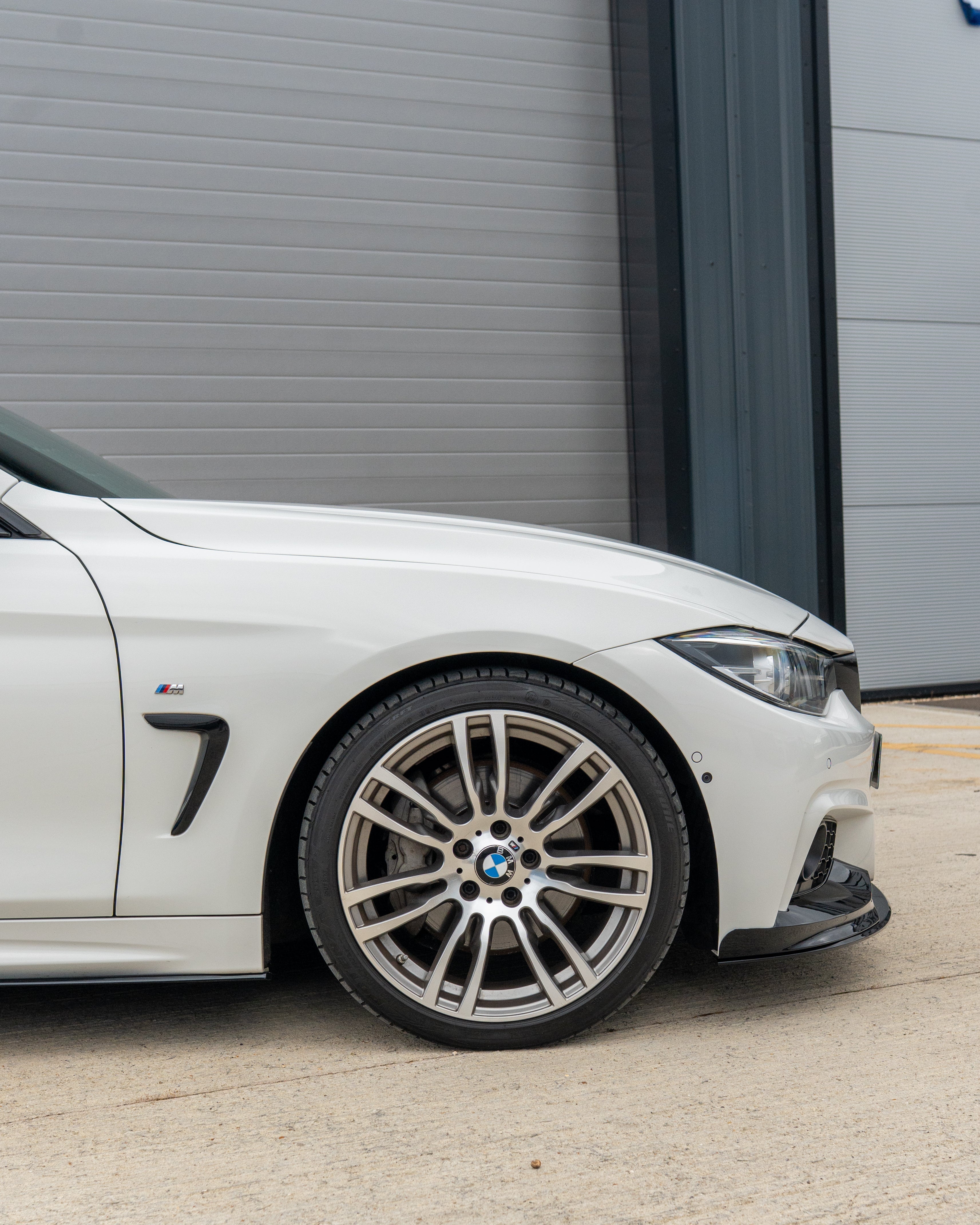 BMW 4 SERIES F32/F33/F36 GLOSS BLACK SPLITTER