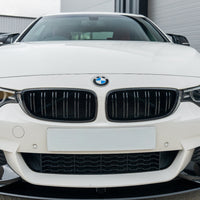 BMW M4 F82 / F83 & F32/F33/F36 4 SERIES DOUBLE SLAT BLACK GRILLES