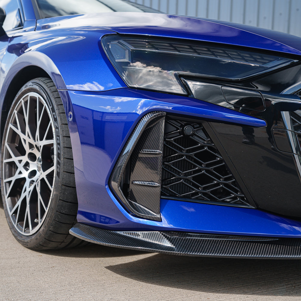 AUDI RS3 8Y 2025+ CARBON FIBRE FRONT BUMPER VENTS- CT DESIGN