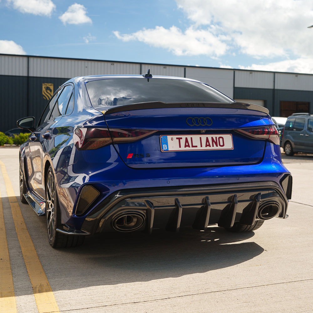 AUDI RS3 8Y 2025+ SALOON CARBON FIBRE DIFFUSER - V1 - CT DESIGN