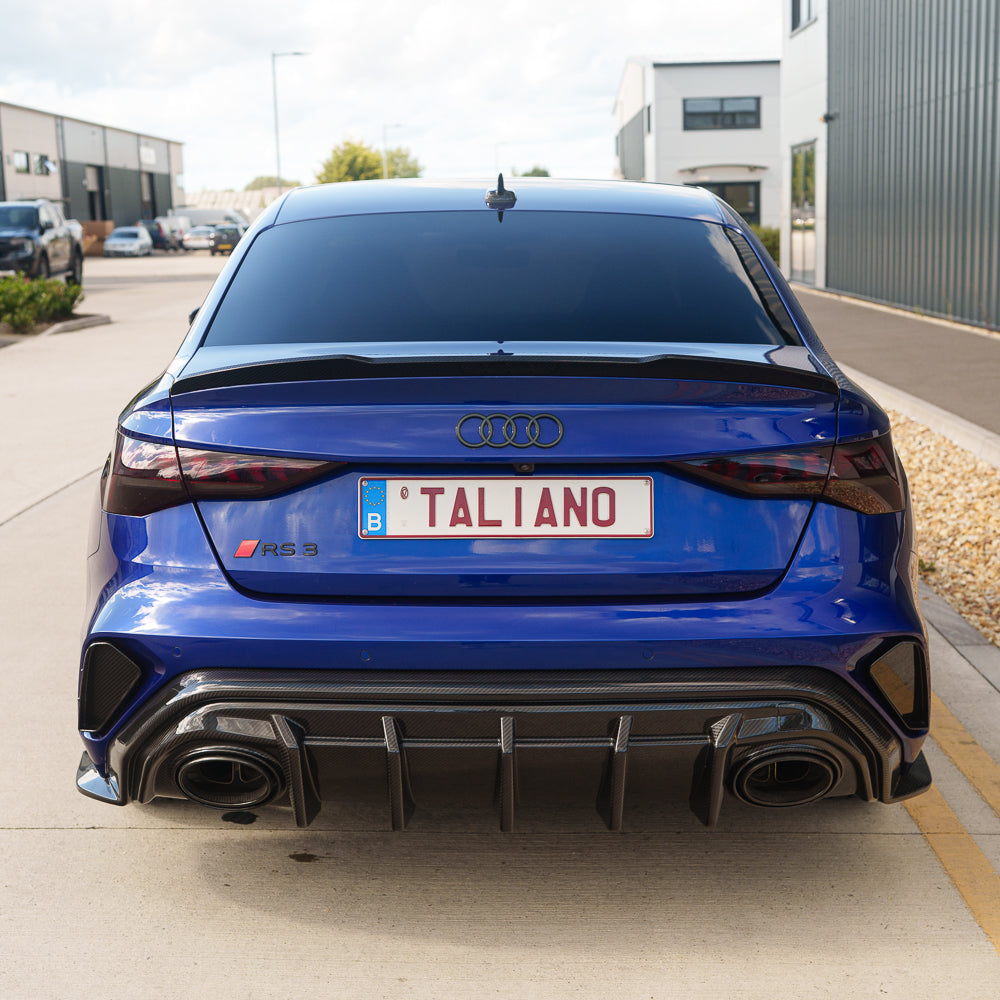 AUDI RS3 8Y 2025+ SALOON CARBON FIBRE DIFFUSER - V1 - CT DESIGN