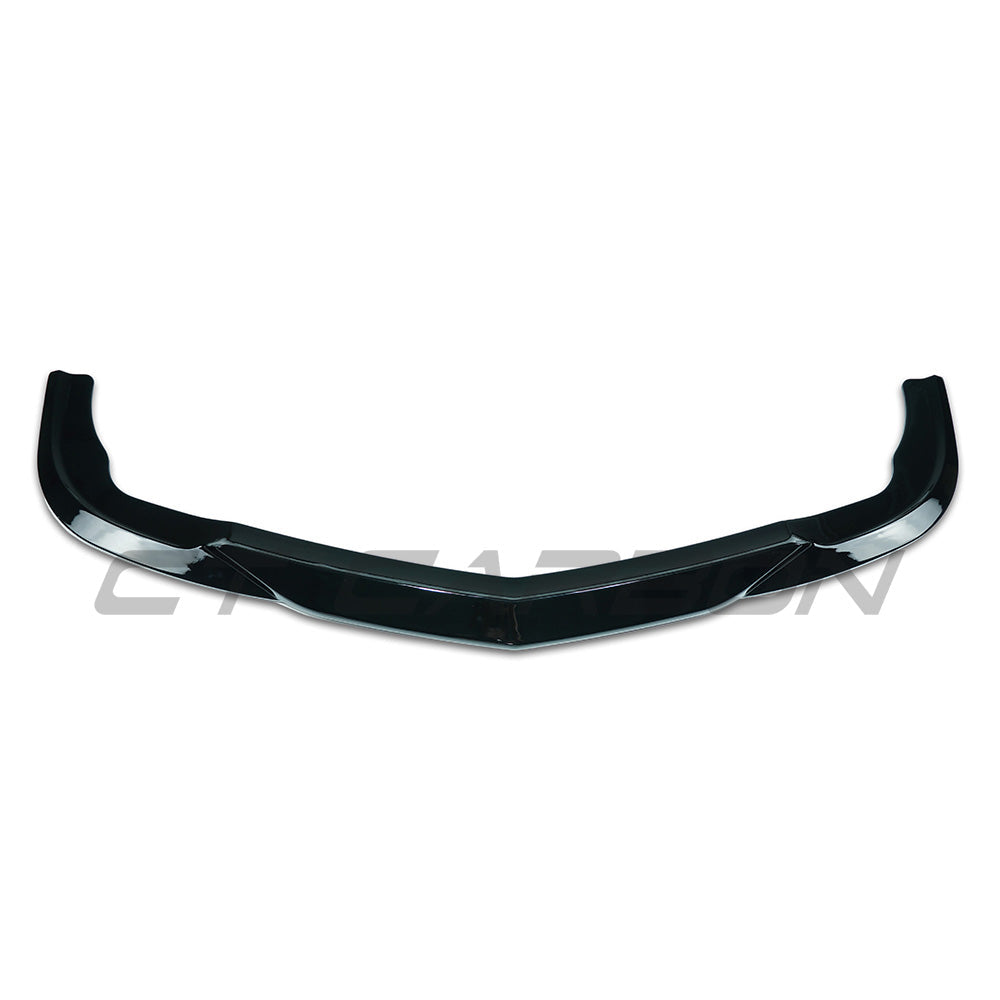 MERCEDES W204 C63 2008-2011 GLOSS BLACK FRONT SPLITTER - V1