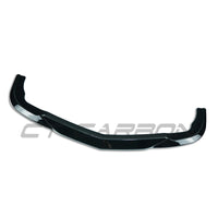 MERCEDES W204 C63 2008-2011 GLOSS BLACK FRONT SPLITTER - V1