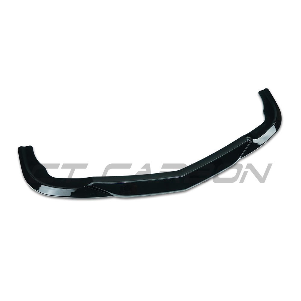 MERCEDES W204 C63 2008-2011 GLOSS BLACK FRONT SPLITTER - V1