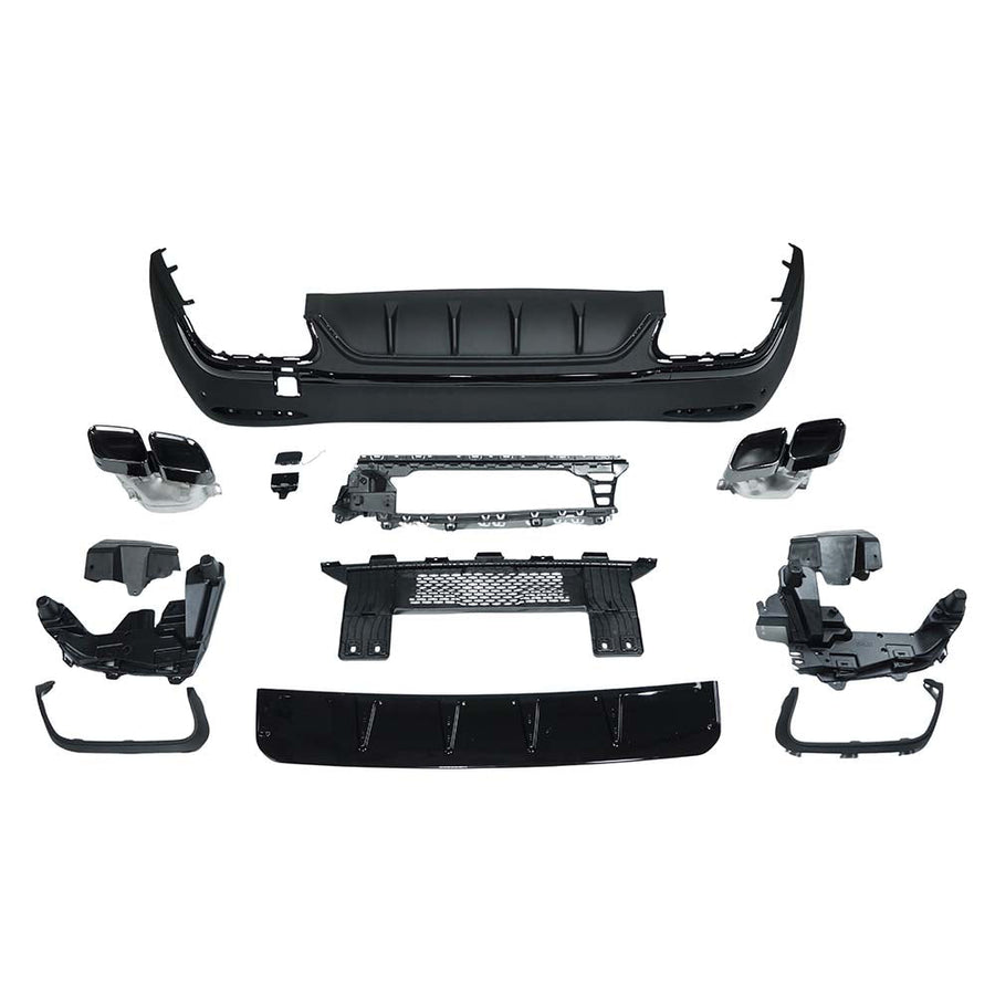 MERCEDES X254 GLC 2023+ REAR DIFFUSER WITH TIPS