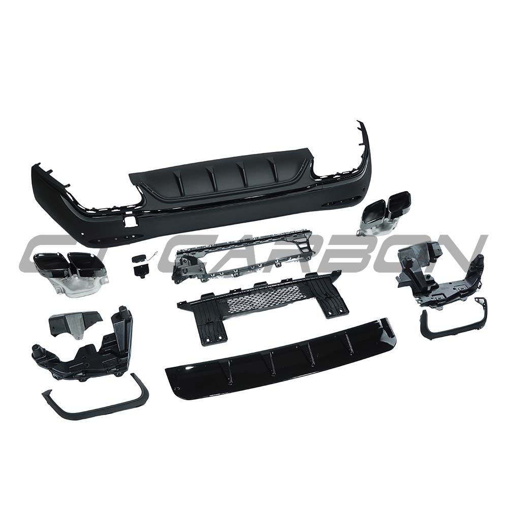 MERCEDES X254 GLC 2023+ REAR DIFFUSER WITH TIPS