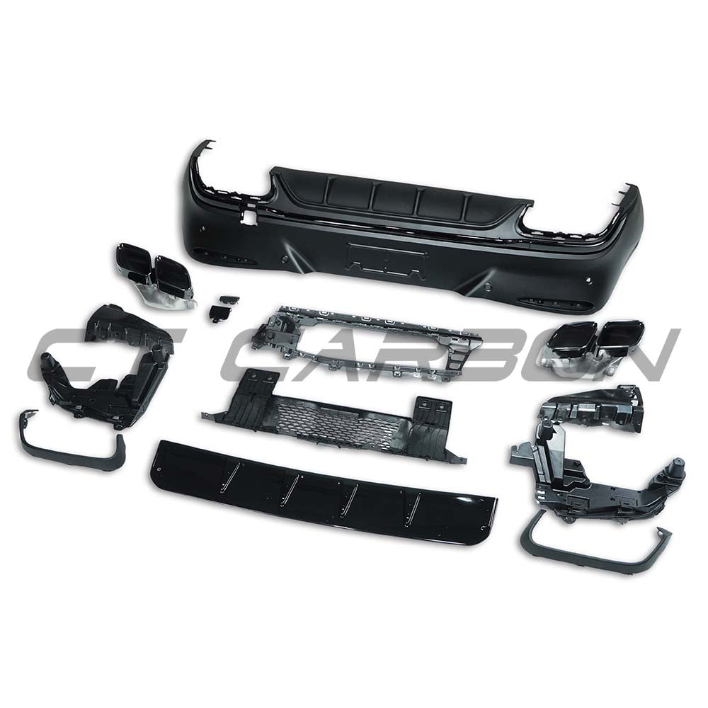 MERCEDES C254 GLC43/GLC63 AMG COUPE 2024-2025 DIFFUSER WITH EXHAUST TIPS