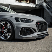 AUDI RS5 B9.5 SPORTBACK & COUPE 2020-2025 CARBON FIBRE SPLITTER - CT DESIGN