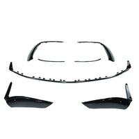 MERCEDES W206 2021+ C43 GLOSS BLACK FRONT SPLITTER - V1