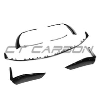 MERCEDES W206 2021+ C43 GLOSS BLACK FRONT SPLITTER - V1