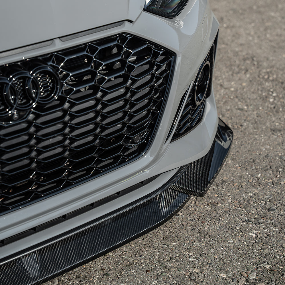 AUDI RS5 B9.5 SPORTBACK & COUPE 2020-2025 CARBON FIBRE SPLITTER - CT DESIGN