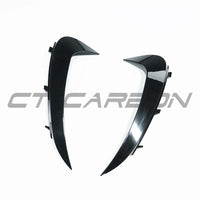 MERCEDES C-CLASS W206 2021-2023 GLOSS BLACK REAR BUMPER TRIM - V2