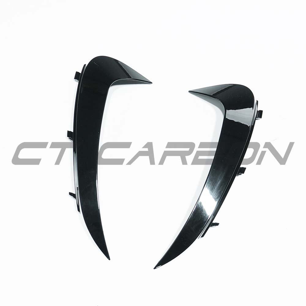 MERCEDES C-CLASS W206 2021-2023 GLOSS BLACK REAR BUMPER TRIM - V2