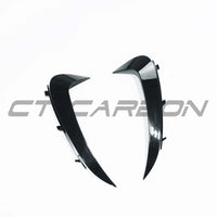 MERCEDES C-CLASS W206 2021-2023 GLOSS BLACK REAR BUMPER TRIM - V2