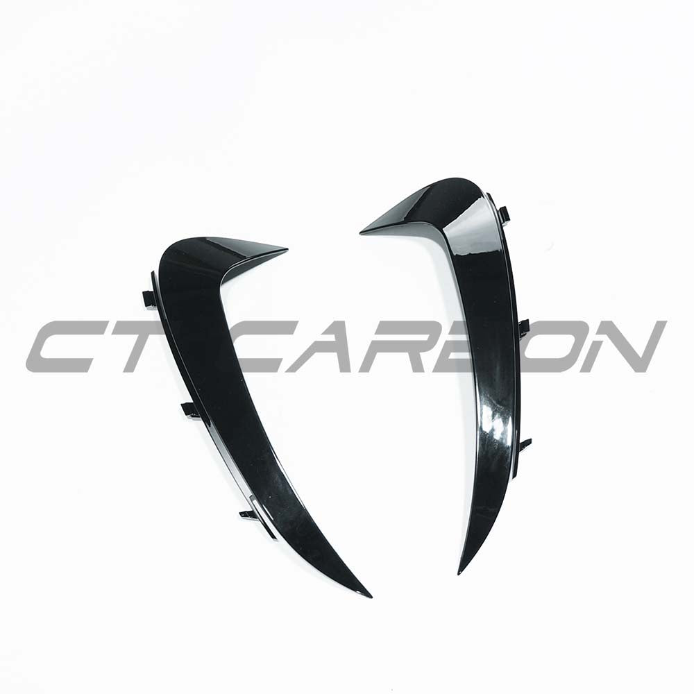 MERCEDES C-CLASS W206 2021-2023 GLOSS BLACK REAR BUMPER TRIM - V2