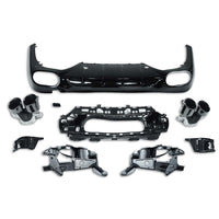 MERCEDES E-CLASS W214 2024+ DIFFUSER WITH TIPS