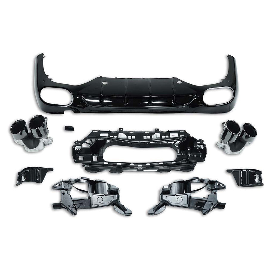 MERCEDES E-CLASS W214 2024+ DIFFUSER WITH TIPS