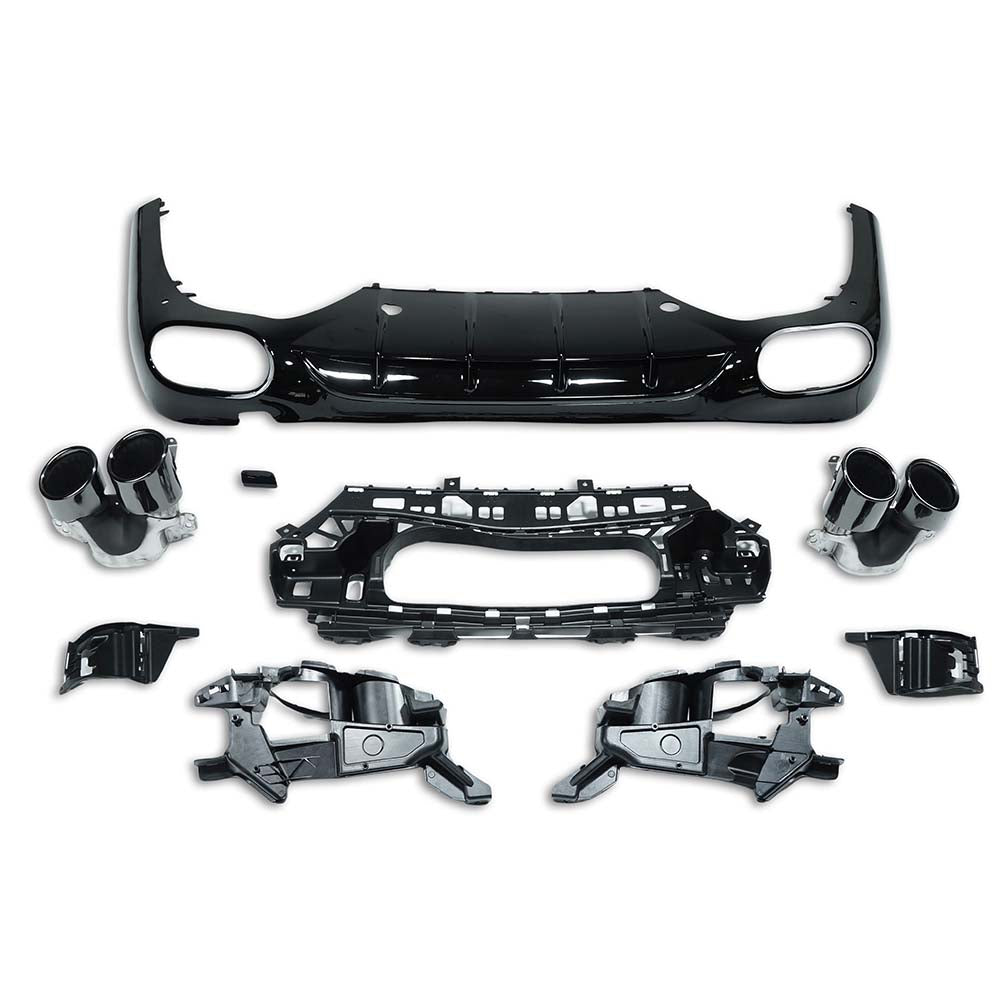 MERCEDES E-CLASS W214 2024+ DIFFUSER WITH TIPS
