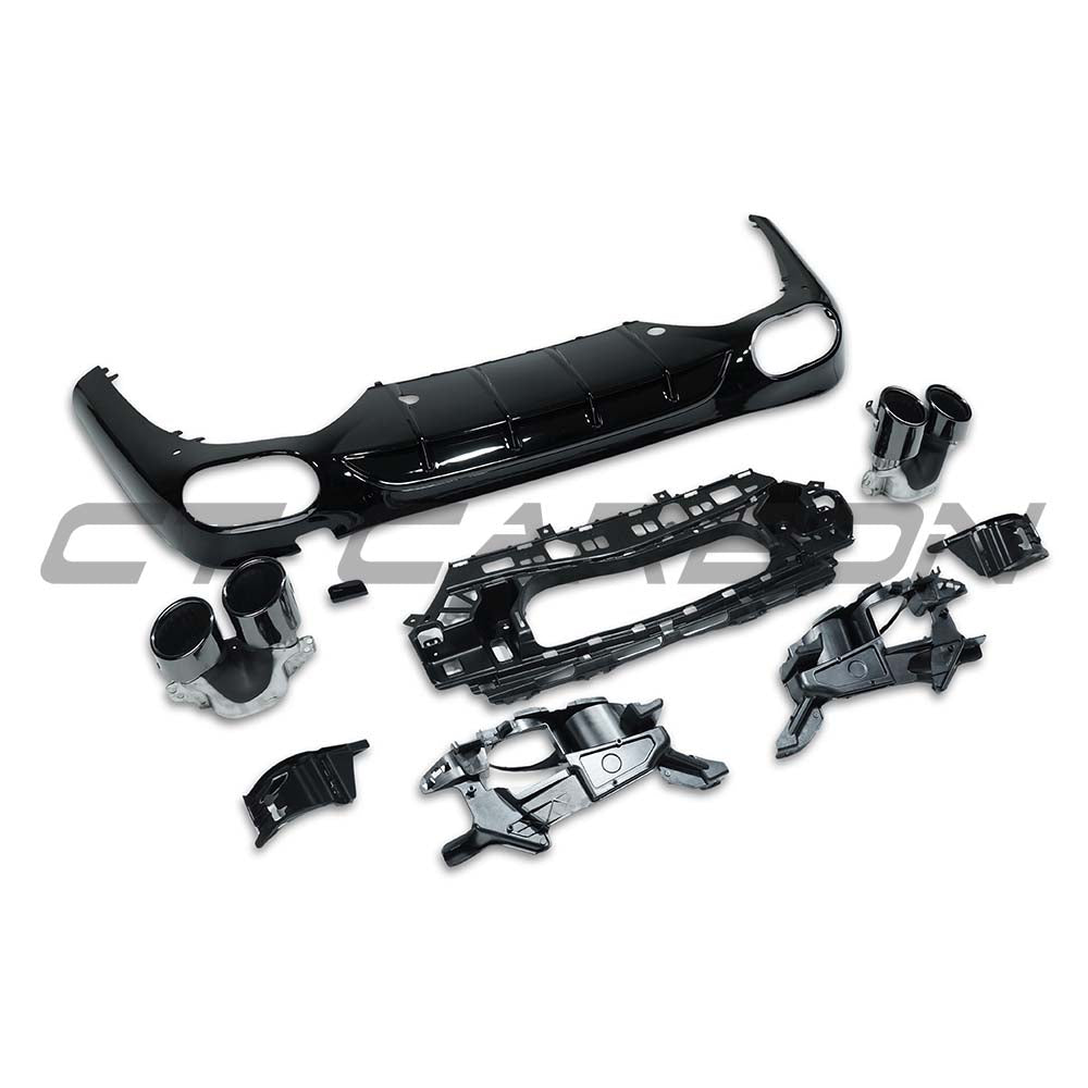 MERCEDES E-CLASS W214 2024+ DIFFUSER WITH TIPS