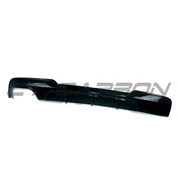 BMW F10/F18 5 SERIES PRE-LCI GLOSS BLACK TWIN LEFT DIFFUSER - V2