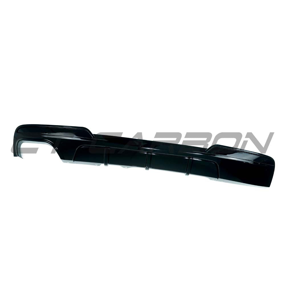 BMW F10/F18 5 SERIES PRE-LCI GLOSS BLACK TWIN LEFT DIFFUSER - V2