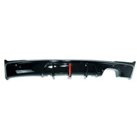BMW F22/F23 2 SERIES 2014-2020 GLOSS BLACK LED TWIN LEFT DIFFUSER