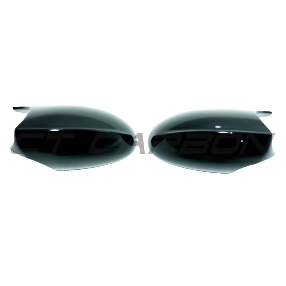BMW 1 & 3 SERIES E82/E83/E87/E88/E90/E91/E92/E93 2011-2013 LCI GLOSS BLACK MIRROR CAP REPLACEMENTS