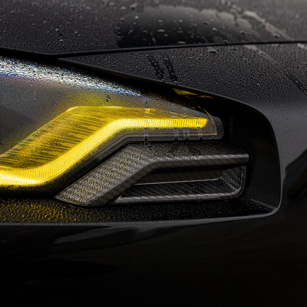 BMW G87 M2 CARBON FIBRE FRONT HEAD LIGHT ADD ON - CT DESIGN