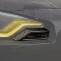 BMW G87 M2 CARBON FIBRE FRONT HEAD LIGHT ADD ON - CT DESIGN