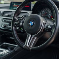 BMW Fxx M CAR CARBON FIBRE STEERING WHEEL TRIM