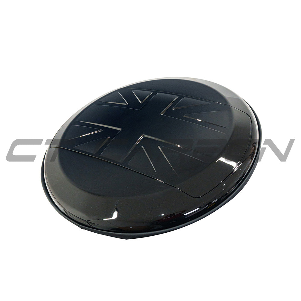 LAND ROVER DEFENDER L663 110 & 90 GLOSS BLACK SPARE WHEEL COVER - V2