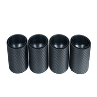 BMW G90 M5 & G99 M5 TOURING 2024+ CARBON FIBRE SLASH CUT EXHAUST TIPS - MATTE BLACK
