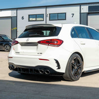 MERCEDES A-CLASS W177/V177 2018-CURRENT GLOSS BLACK QUAD TIP DIFFUSER