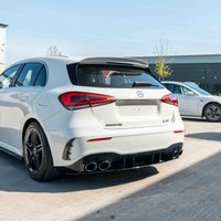 MERCEDES A-CLASS W177/V177 2018-CURRENT GLOSS BLACK QUAD TIP DIFFUSER