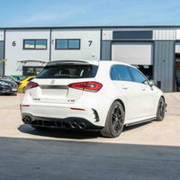 MERCEDES A-CLASS W177/V177 2018-CURRENT GLOSS BLACK QUAD TIP DIFFUSER
