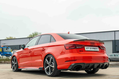 AUDI A3 S3 RS3 8V SALOON CARBON FIBRE SPOILER - V1