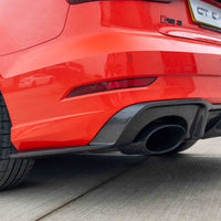 AUDI RS3 8V SALOON REAR CARBON DIFFUSER WITH DTM LIGHT