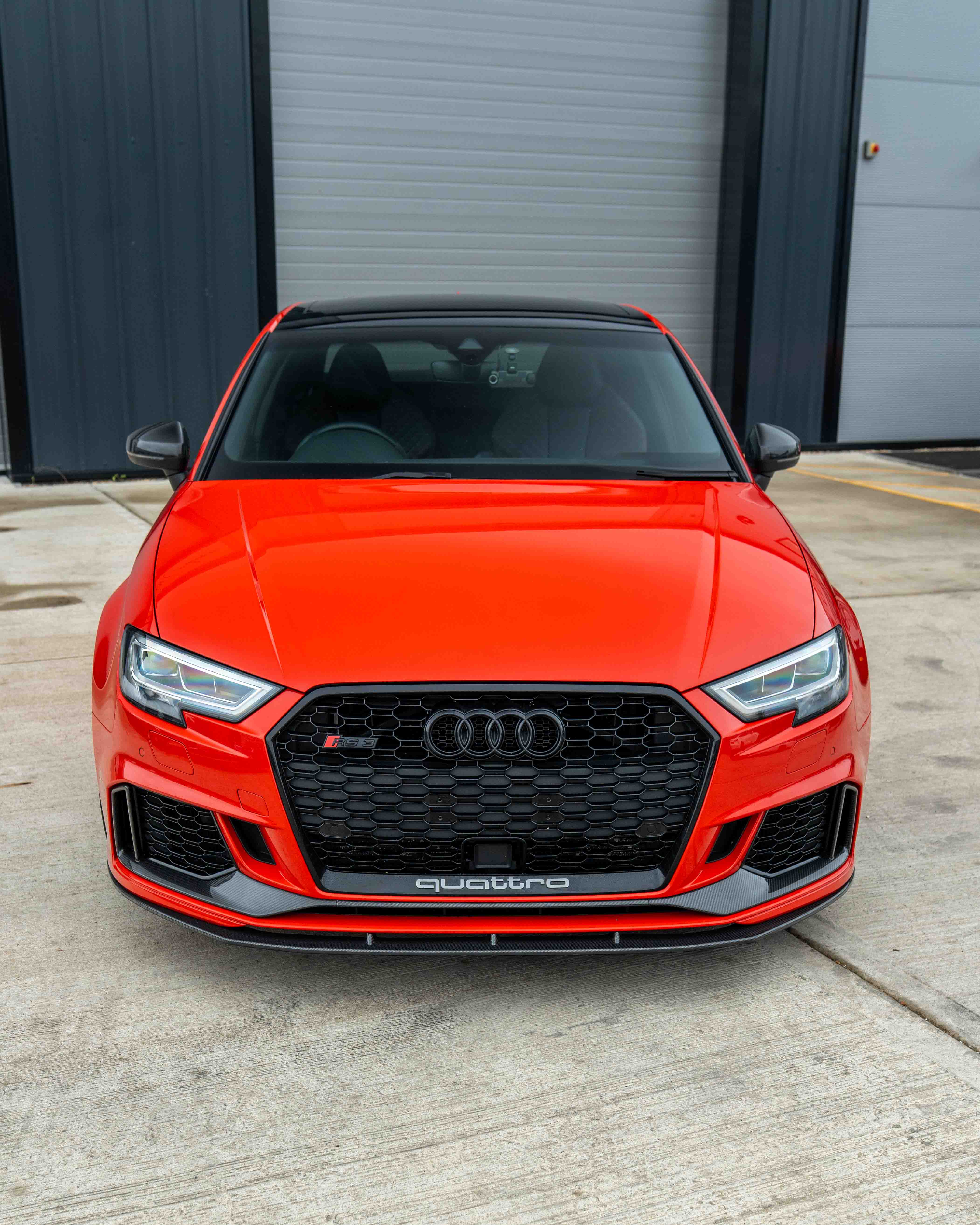 AUDI RS3 8V SALOON CARBON FIBRE SPLITTER V1