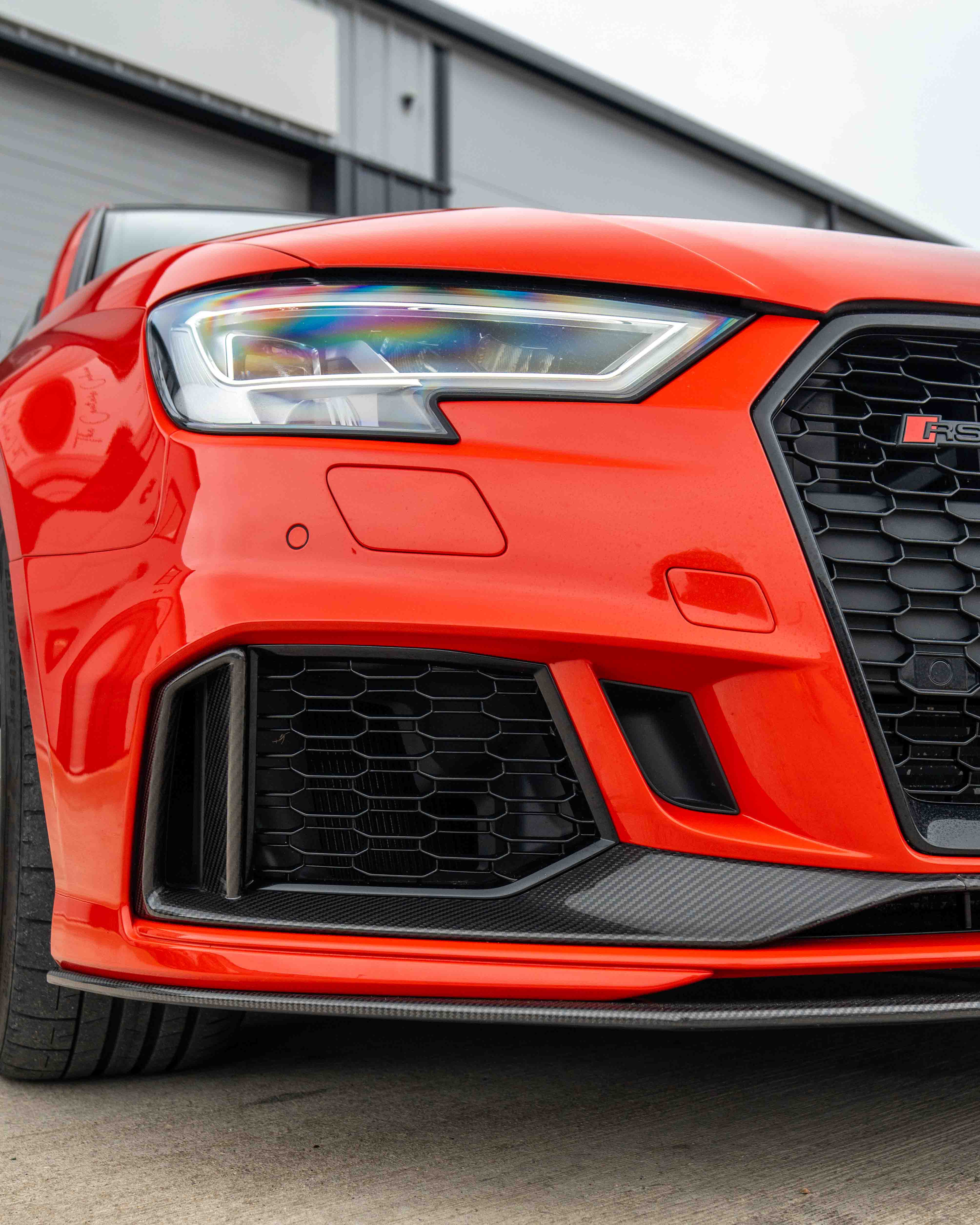 AUDI RS3 8V SALOON CARBON FIBRE SPLITTER V1