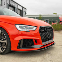 AUDI RS3 8V SALOON CARBON FIBRE SPLITTER V1