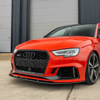 AUDI RS3 8V SALOON CARBON FIBRE SPLITTER V1