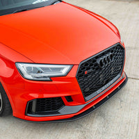 AUDI RS3 8V SALOON CARBON FIBRE SPLITTER V1