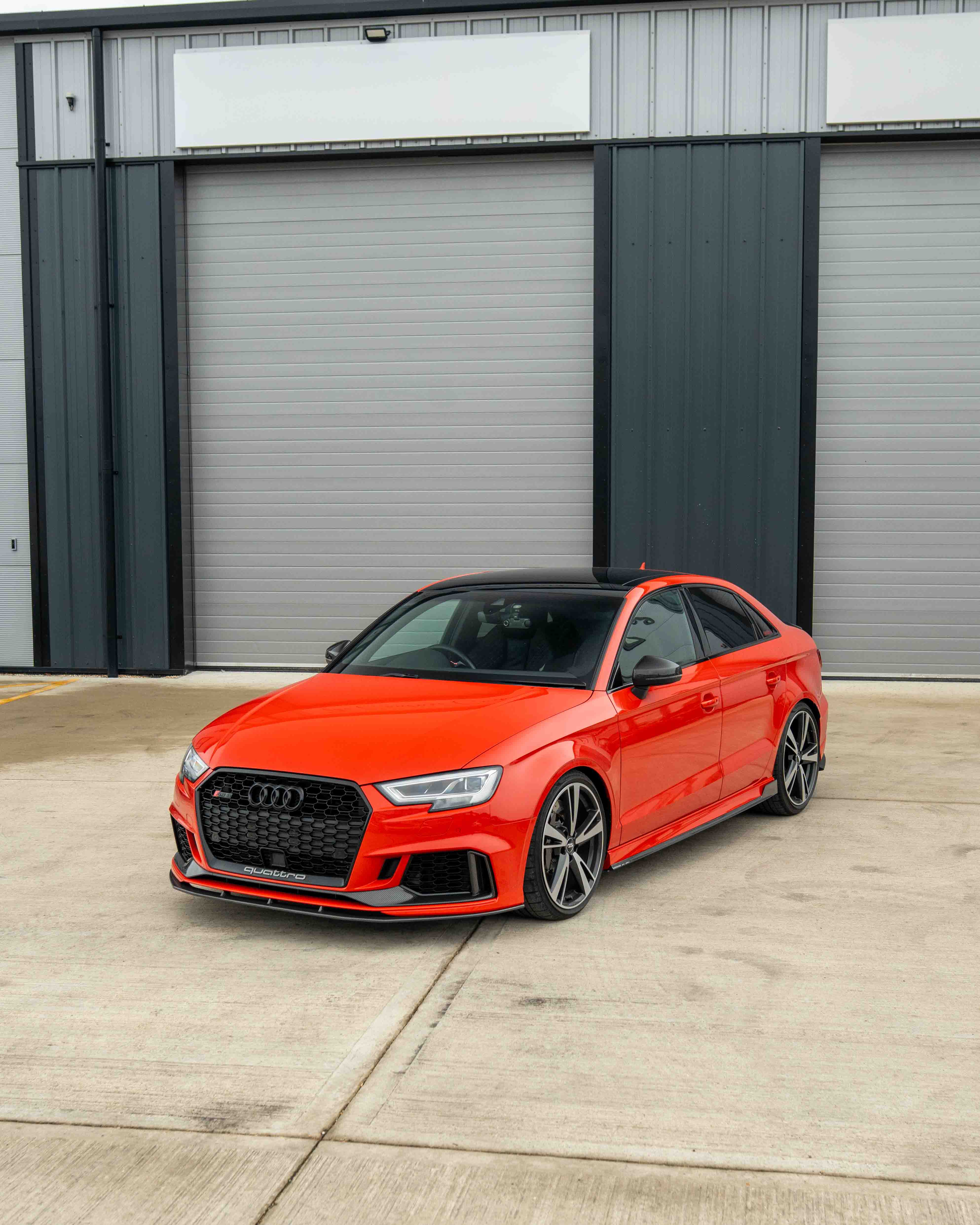 AUDI RS3 8V SALOON CARBON FIBRE SPLITTER V1