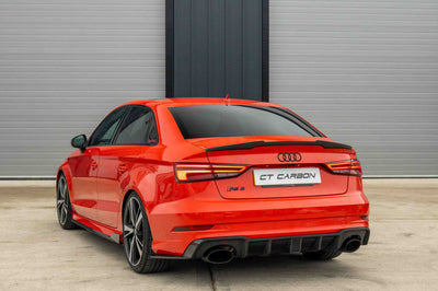 AUDI A3 S3 RS3 8V SALOON CARBON FIBRE SPOILER - V1