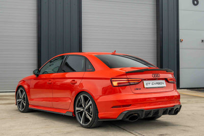 AUDI A3 S3 RS3 8V SALOON CARBON FIBRE SPOILER - V1