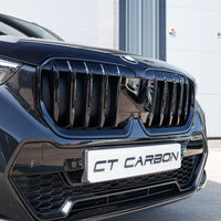 BMW U11 X1 2023+ GLOSS BLACK SINGLE SLAT GRILLE