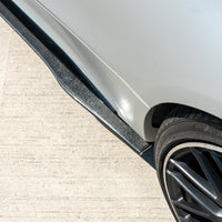 MERCEDES W205 C63 & C63S COUPE 2DR & SALOON 4DR CARBON SIDE SKIRTS - V1